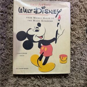 Disney The Art of Walt Disney Book - Black, Red, Yellow